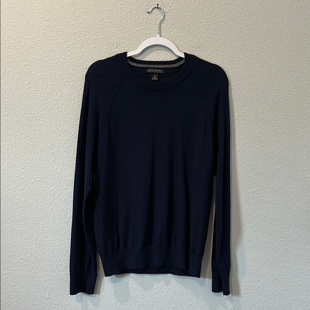 Ⓜ️ Men’s Banana Republic Crew Neck Sweater 85% Pima Cotton & 15% Cashmere